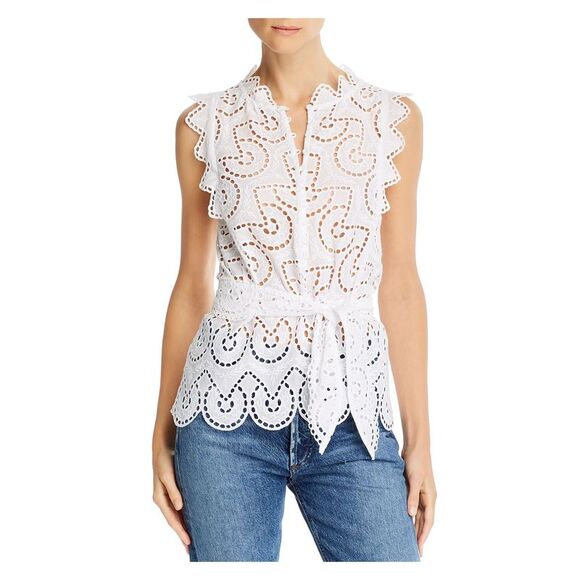 Buy > la vie rebecca taylor sleeveless pointelle dress > in stock